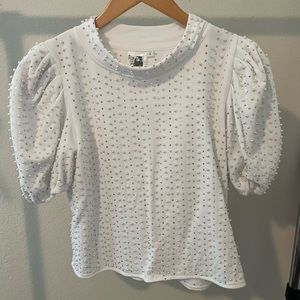Queen Of Sparkles Pearl & Sequin Top